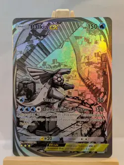 Custom Fan Art Palkia EX High Quality Custom Card Foil Finish - Image 1