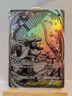 Custom Fan Art Palkia EX High Quality Custom Card Foil Finish - Image 2