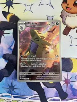 Tyranitar 222/193 Illustration Rare Paldea Evolved Pokemon NM Pokemon Card - Image 1