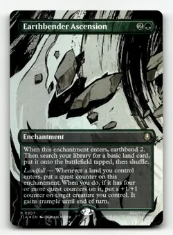 Earthbender Ascension (Borderless) 307 Foil R Avatar: The Last Airbender - Image 1