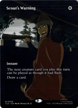 NM - Scout's Warning (Borderless) M Avatar: The Last Airbender: Eternal-Legal 6 - Image 1