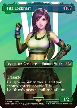 Tifa Lockhart Surge Foil Showcase Final Fantasy MTG NM - Image 1