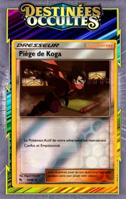 Piege de Koga Reverse -SL11.5:Destinees Occultes- 59/68-Carte Pokemon FR - Image 1