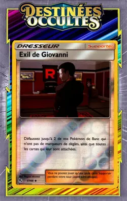 Exil de Giovanni Reverse-SL11.5:Destinees Occultes- 57/68-Carte Pokemon FR - Image 1
