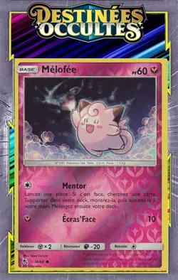 Melofee Reverse-SL11.5:Destinees Occultes - 38/68- Carte Pokemon Francaise - Image 1