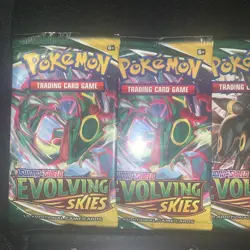 Pokemon Evolving Skies Sealed Booster Packs x4 Rayquaza / Umbreon - Image 2