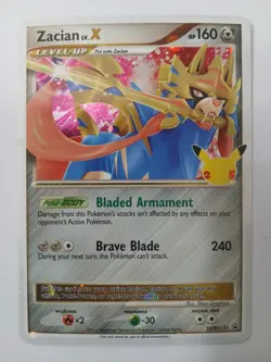 NM-Mint Zacian LV. X - SWSH135 - SWSH Black Star Promos Pokemon SWSH Black Star - Image 1