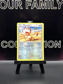 2016 Pokemon XY Generations 20th 53/83 Meowth Reverse LP - Image 1