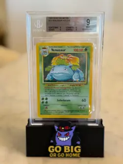 POKEMON 1999 BASE SET - UNLIMITED - HOLO #15/102 VENUSAUR BGS 9 - Image 1