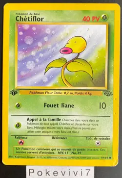 Carte Pokemon CHETIFLOR 49/64 Commune JUNGLE EDITION 1 Wizards FR OCCASION - Image 1