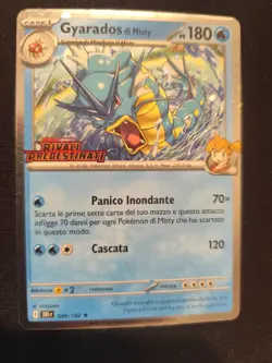 Carta Pokemon PSA Promo GYARADOS STAMPED Set RIVALI PREDESTINALI Pre Realease EX - Image 1