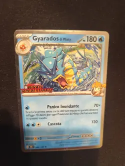 Carta Pokemon PSA Promo GYARADOS STAMPED Set RIVALI PREDESTINALI Pre Realease EX - Image 5