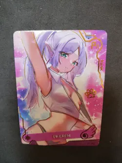 PR-004 Frieren Beyond Journey's End Goddess Story Anime Waifu Holo Card - Image 1
