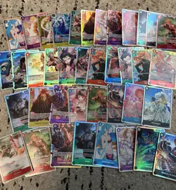 LOT OF 39 One Piece Card SR Foil ONLY English Cards - Image 1