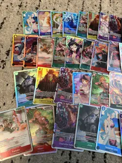 LOT OF 39 One Piece Card SR Foil ONLY English Cards - Image 2