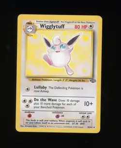 Wigglytuff 32/64 Jungle Pokemon Card WOTC 1999 Rare - Image 1