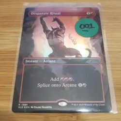 1x Desperate Ritual - Frazetta Foil, Secret Lair, Magic, MTG Card Error, 001 - Image 1