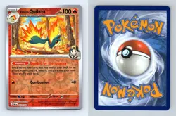 Ethans Quilava #033 SV Destined Rivals Reverse Holo Common Pokemon 2025 TCG Card - Image 1