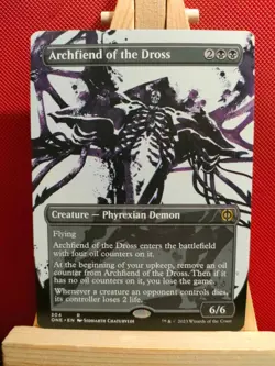 Archfiend of the Dross (Borderless) - Phyrexia: All Will be - NM (see pics) MTG - Image 1
