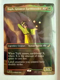 Toph, Greatest Earthbender #70 (Borderless) FOIL - Avatar: Eternal - MTG - Image 1