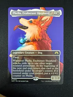 Phelia, Exuberant Shepherd (BORDERLESS) - Modern Masters 3 (Magic Gathering) - Image 1