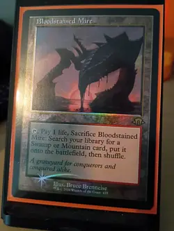 WOTC Modern Horizons 3 Bloodstained Mire (Retro Frame) (R) (Foil) NM - Image 1