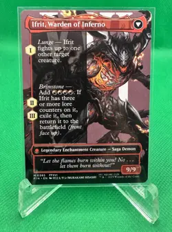 Clive, Ifrit's Dominant 385 Borderless Foil Final Fantasy FIN MTG NM - Image 2