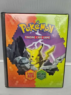 2004 Pokemon Ultra Pro Card Album EX Fire Red Leaf Green Binder Thunder Pikachu - Image 1