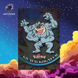 Carte Pokemon Mackogneur 68 Foil Serie 1 TOPPS Francais - Image 1