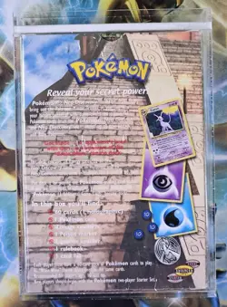 Pokemon Neo Discovery Brain Wave Theme Deck TCG Factory Sealed - With Acrylic - Image 2