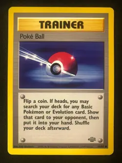 Pokemon 64/64 Poke Ball Jungle Common NM - Image 1