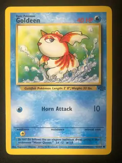 Pokemon 53/64 Goldeen Jungle Common NM - Image 1