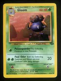 Pokemon 37/64 Gloom Jungle Uncommon NM - Image 1