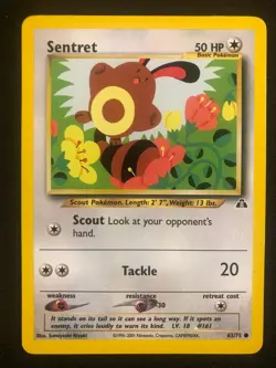 Pokemon 63/75 Sentret Neo Discovery Common NM - Image 1