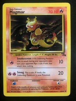 Pokemon 39/62 Magmar Fossil NM - Image 1
