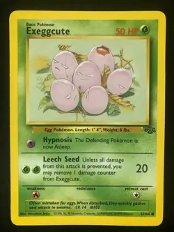 Pokemon 52/64 Exeggcute Jungle Common NM - Image 1