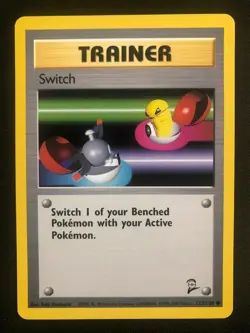 Pokemon 123/130 Switch Base Set 2 Common NM - Image 1