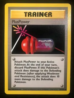 Pokemon 84/102 PlusPower Base Set Unlimited Uncommon NM - Image 1