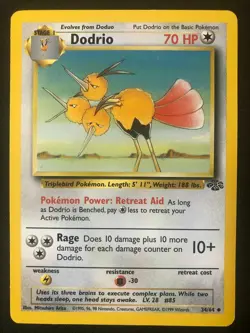 Pokemon 34/64 Dodrio Jungle Uncommon NM - Image 1