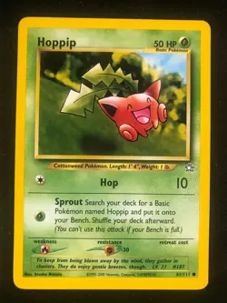 Pokemon 61/111 Hoppip Neo Genesis Common NM - Image 1