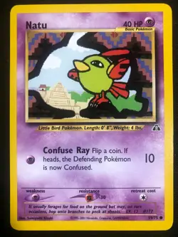 Pokemon 59/75 Natu Neo Discovery Common NM - Image 1