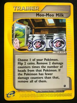 Pokemon 155/165 Moo Moo Milk Expedition Common NM - Image 1