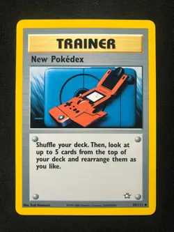 Pokemon 95/111 New Pokedex Neo Genesis Uncommon NM - Image 1