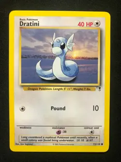 Pokemon 72/110 Dratini Legendary Collection Common NM - Image 1