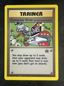 Pokemon TCG #16 Computer Error Black Star Promo NM - Image 1