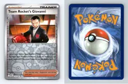 Team Rockets Giovanni #174 SV Destined Rivals Reverse Holo Uncommon Pokemon TCG - Image 1