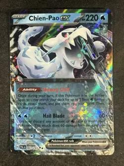 Pokemon TCG 061/193 Chien-Pao ex Paldea Evolved Double Rare NM - Image 1