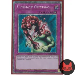 Yugioh Ultimate Offering RA03-EN088 Platinum Secret Rare 1st Edition NM - Image 1
