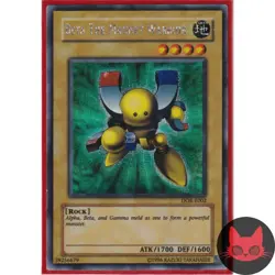 Yugioh Beta The Magnet Warrior DOR-E002 Prismatic Secret Rare MP - Image 1