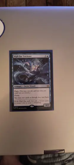 MTG High Fae Trickster Borderless Regular Card, Foundations Set - Image 1